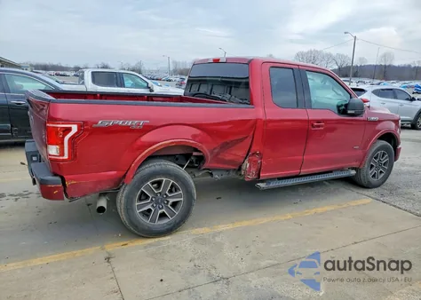 2017 Ford F150 Super Cab z USA, uszkodzony, nr VIN 1FTEX1EP8HFC33047